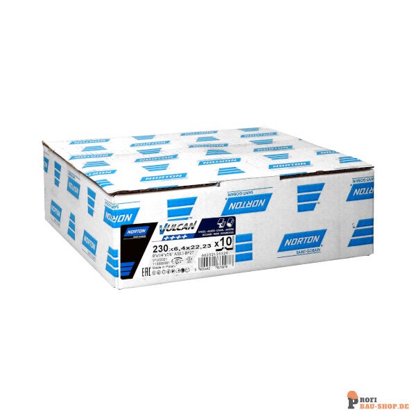 nortonschleifmittel/NORTON_schleifmittel_66252925529 Norton VULCAN  Portable grinding wheels 230x6.4x22.2mm 30 GRIT_122570